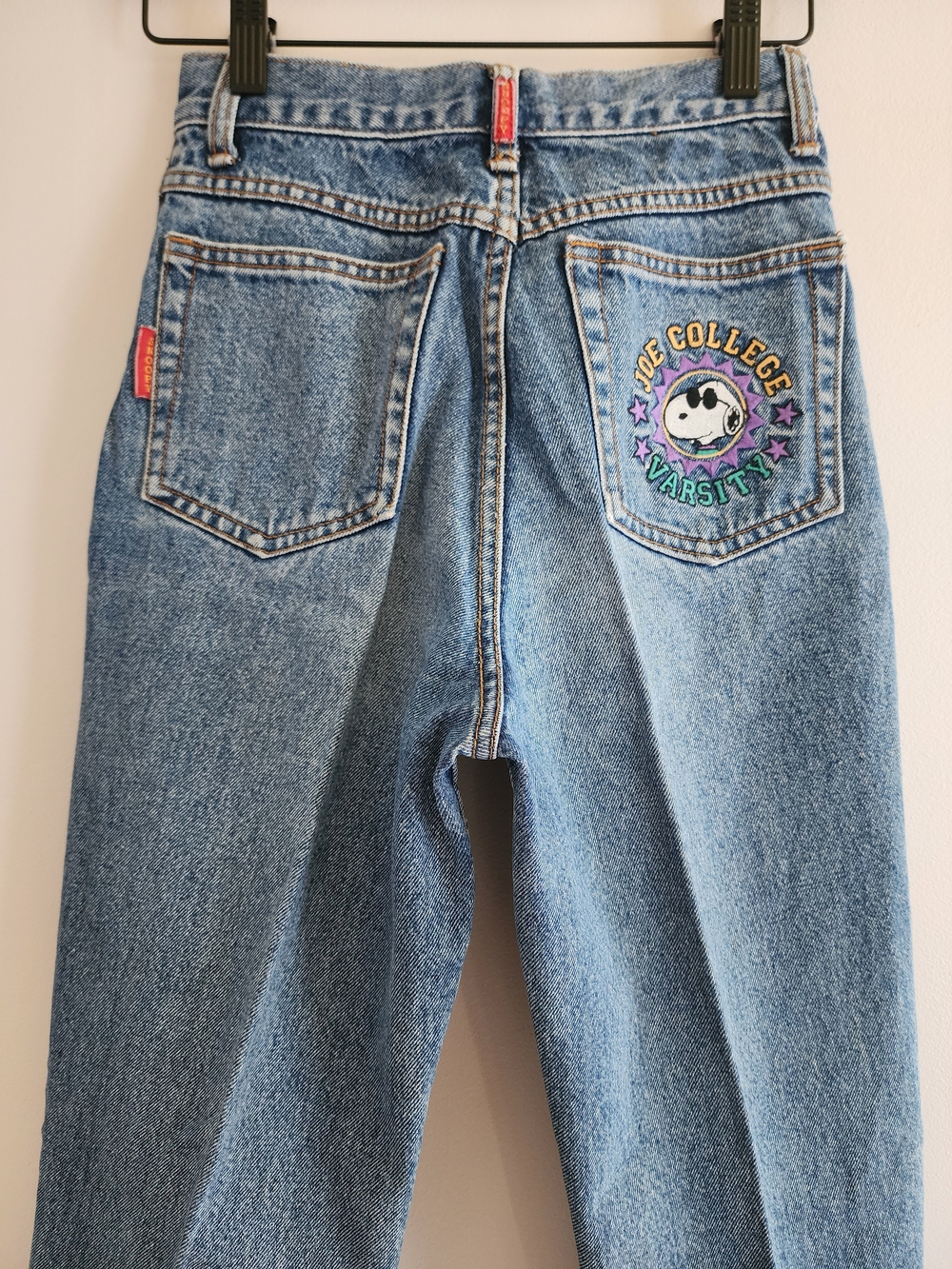 Vintage Snoopy Joe College Varsity High Rise Jeans - Size 26 (Fits 24")